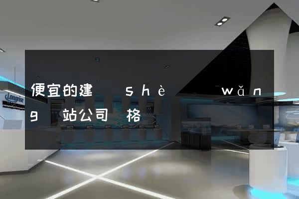 便宜的建設(shè)網(wǎng)站公司價格