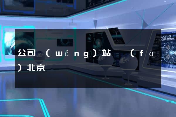 公司網(wǎng)站開發(fā)北京