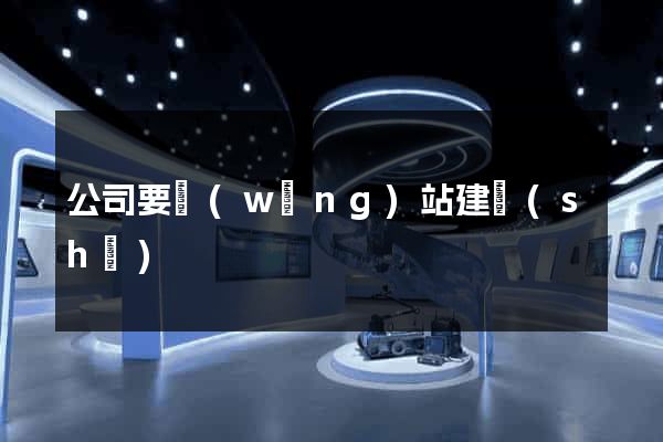 公司要網(wǎng)站建設(shè)