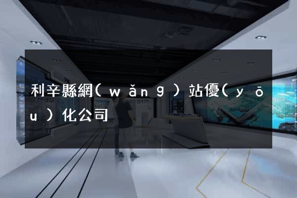 利辛縣網(wǎng)站優(yōu)化公司