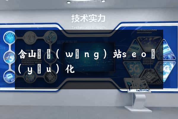 含山縣網(wǎng)站seo優(yōu)化