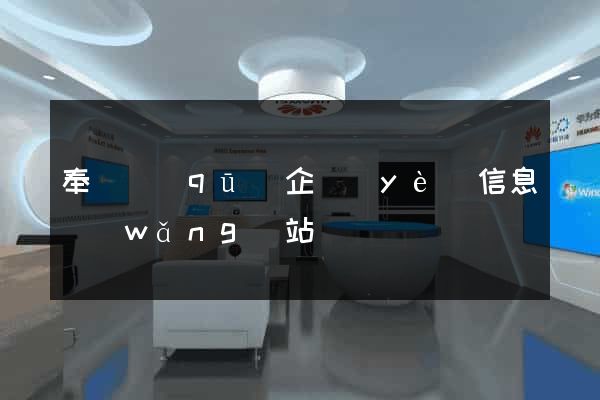 奉賢區(qū)企業(yè)信息網(wǎng)站