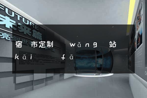 宿遷市定制網(wǎng)站開(kāi)發(fā)