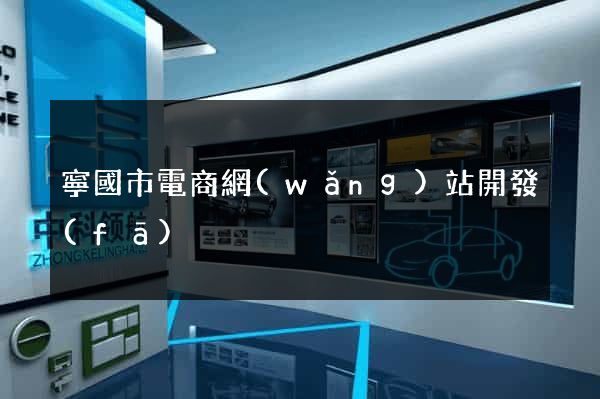 寧國市電商網(wǎng)站開發(fā)