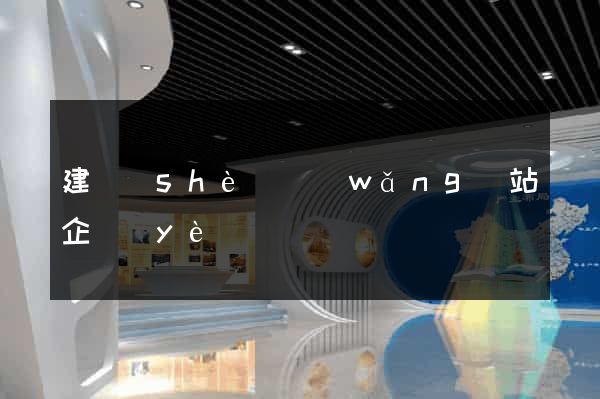 建設(shè)網(wǎng)站企業(yè)