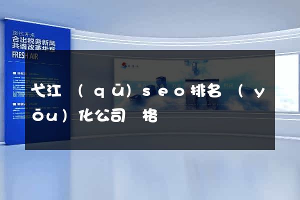 弋江區(qū)seo排名優(yōu)化公司價格