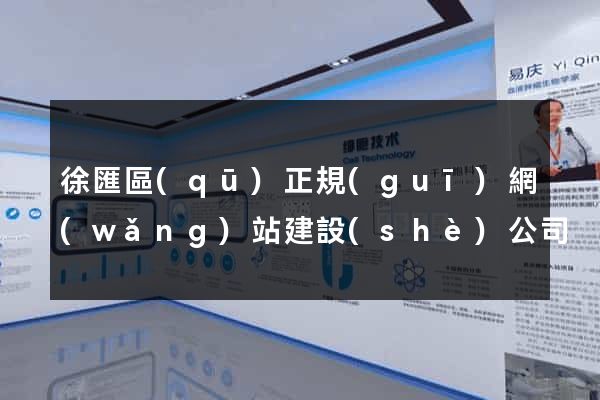 徐匯區(qū)正規(guī)網(wǎng)站建設(shè)公司