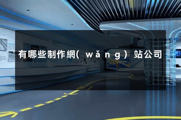 有哪些制作網(wǎng)站公司