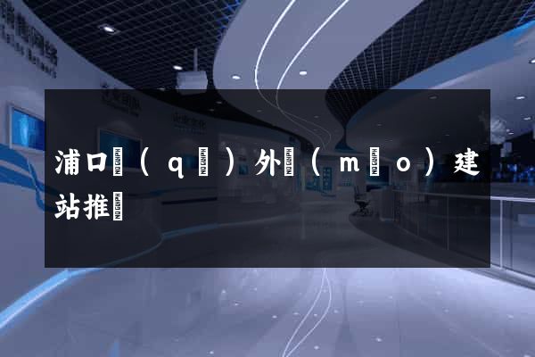 浦口區(qū)外貿(mào)建站推廣