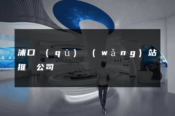 浦口區(qū)網(wǎng)站推廣公司