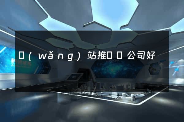 網(wǎng)站推廣個公司好