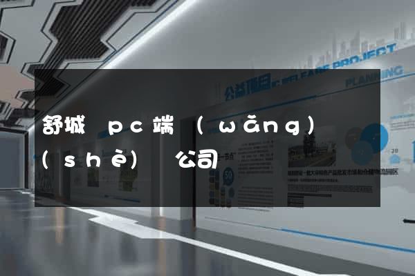 舒城縣pc端網(wǎng)頁設(shè)計公司