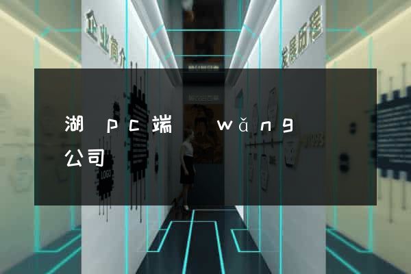 蕪湖縣pc端網(wǎng)頁設計公司