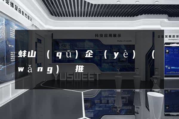 蚌山區(qū)企業(yè)網(wǎng)絡推廣