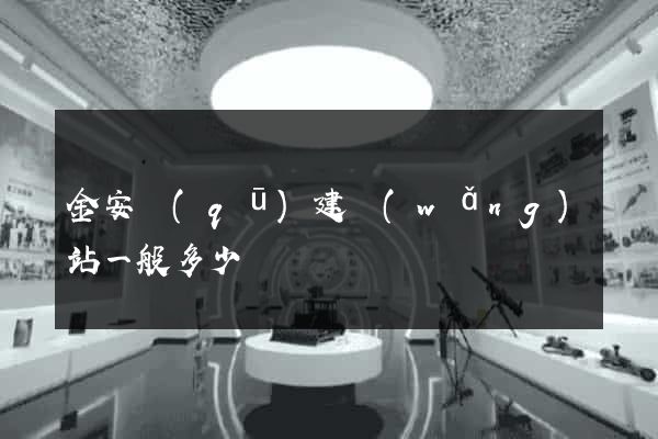 金安區(qū)建網(wǎng)站一般多少錢