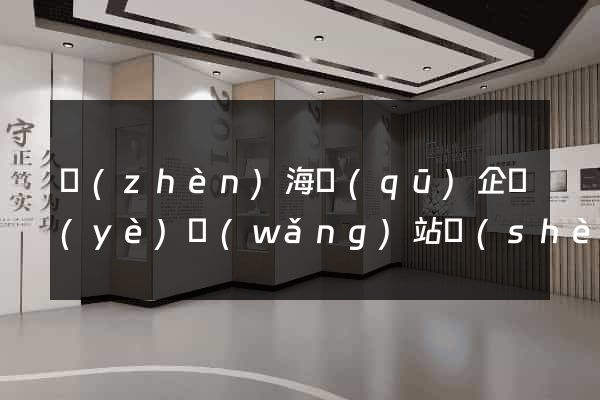 鎮(zhèn)海區(qū)企業(yè)網(wǎng)站設(shè)計(jì)