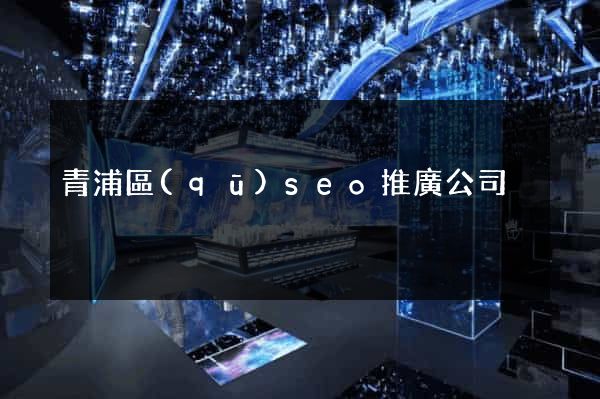 青浦區(qū)seo推廣公司