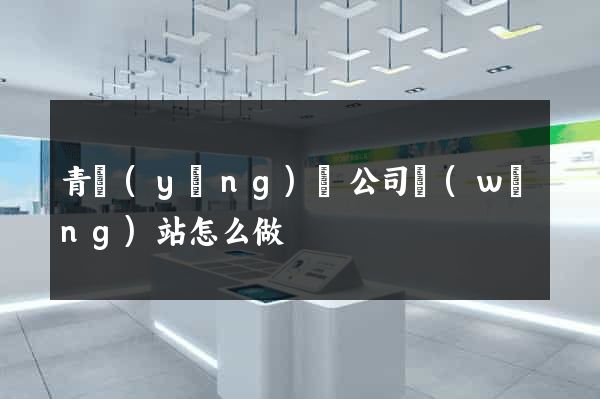 青陽(yáng)縣公司網(wǎng)站怎么做